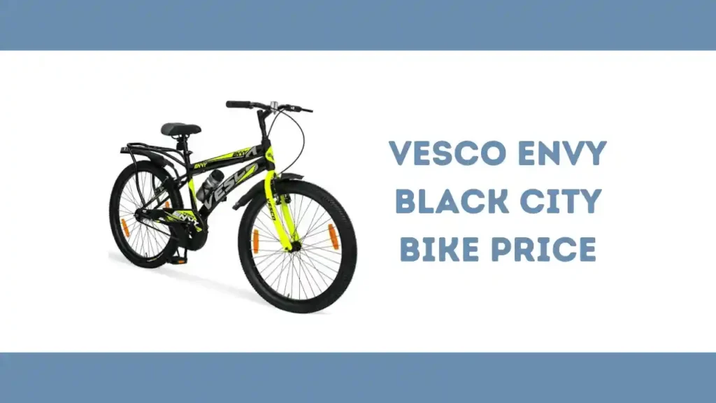 Vesco Envy Black City Bike