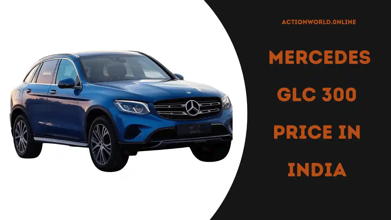 Manoj Dey Mercedes GLC 300 parked in a luxurious Indian cityscape, highlighting the premium SUV's sleek design and features related to Mercedes GLC 300 price in India.